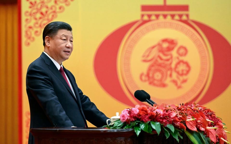 Chinese leader Xi Jinping has lifted zero-Covid restrictions which hampered his country's economy - Li Xueren/Xinhua via AP