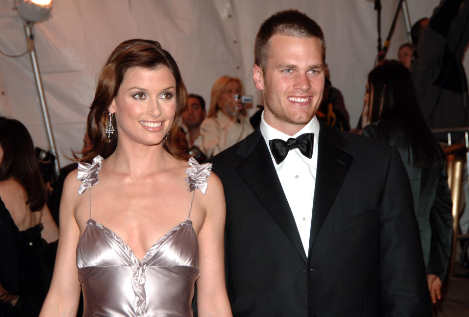 Tom Brady and Bridget Moynahan at the 2005 Met Gala. (Photo: Getty Images)