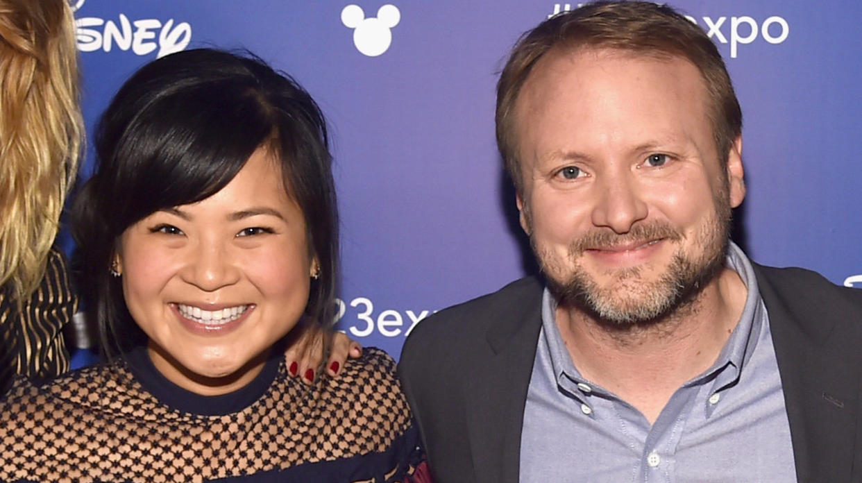 Kelly Marie Tran and Rian Johnson (Credit: Getty)
