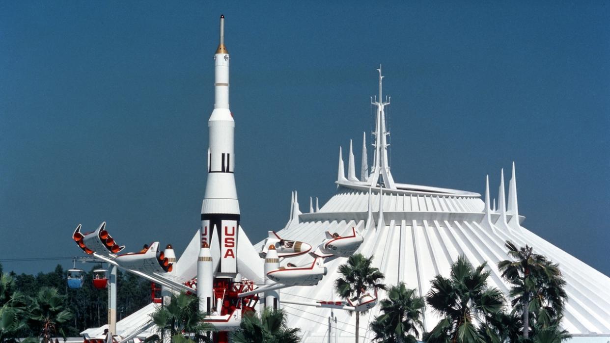  Tomorrowland at Walt Disney World in 1976. 