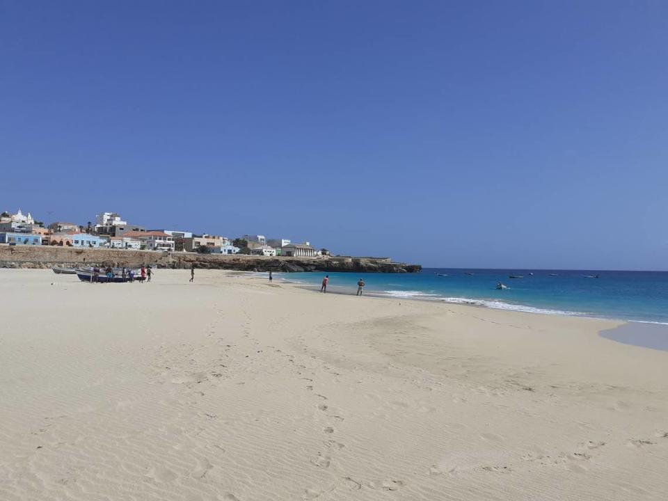 La playa de la Maio-Porto Inglés.