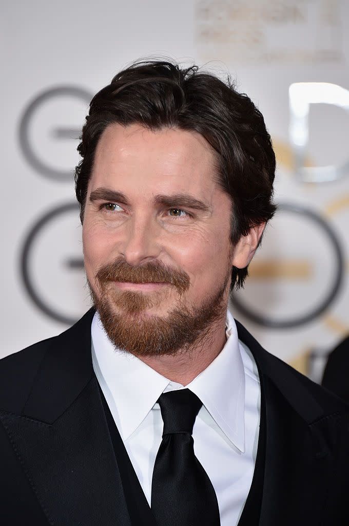 Christian Bale (with facial hair)