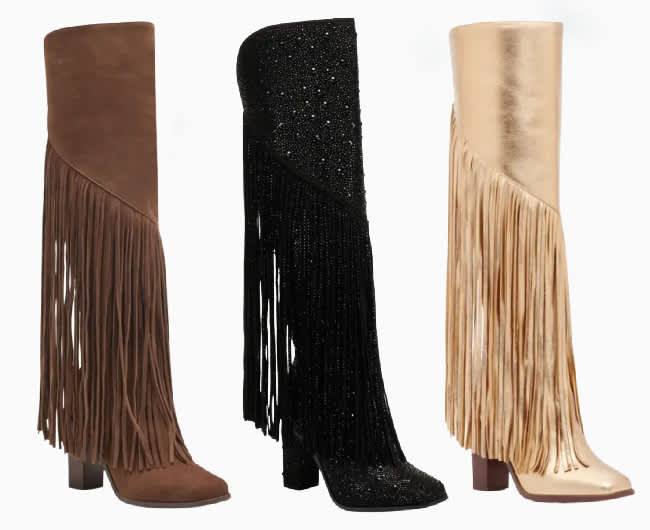 jessica simpson fringed boots where to shop