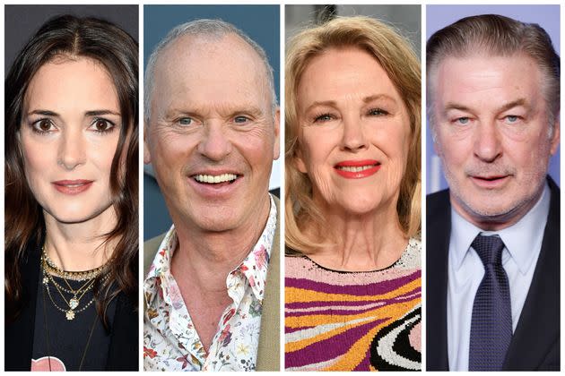 From Left: Winona Ryder, Michael Keaton, Catherine O'Hara and Alec Baldwin who starred in 1988’s “Beetlejuice.”