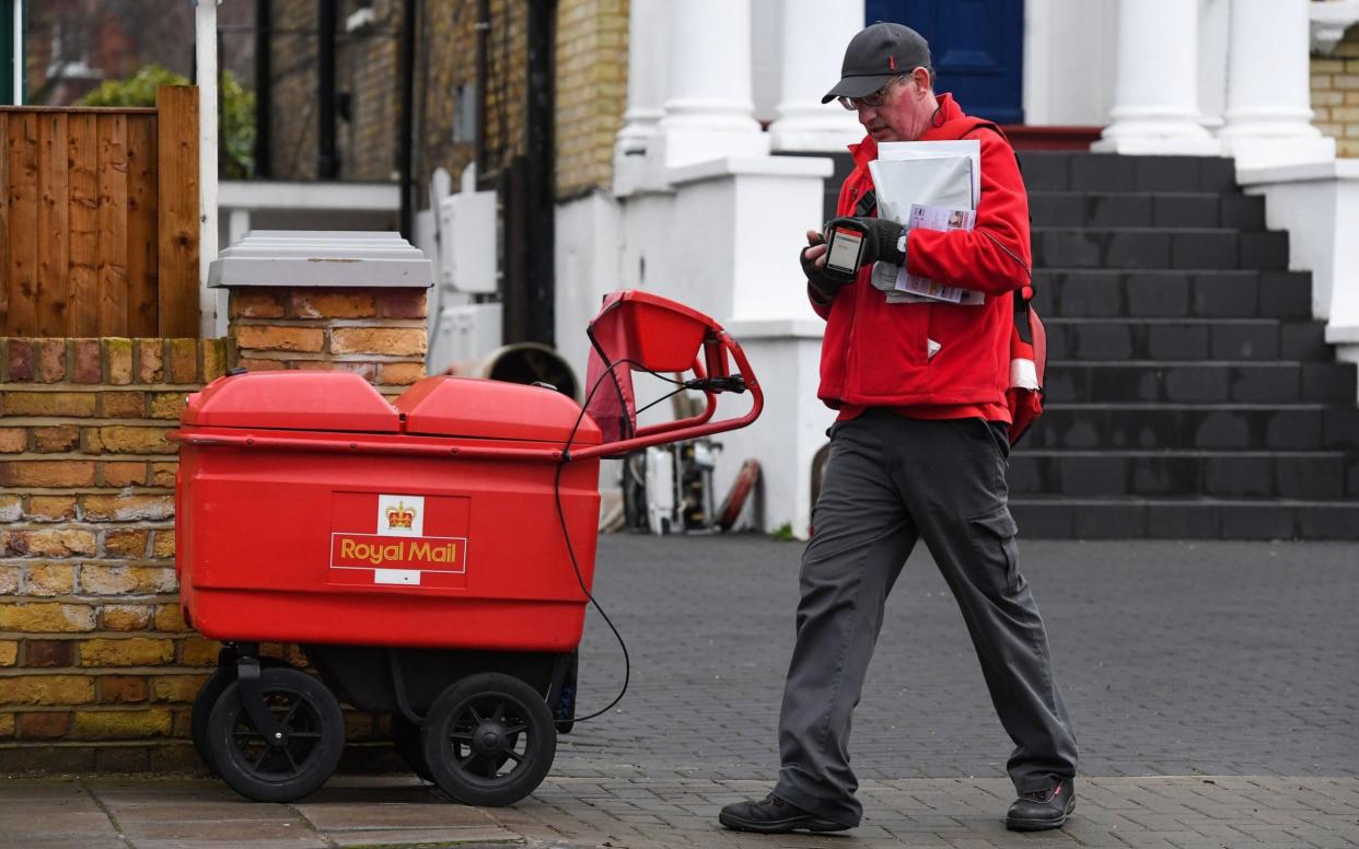 Royal Mail worker