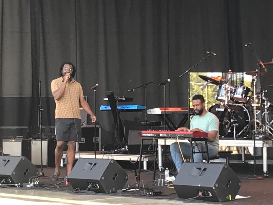 Kenny Stockard performing a few weeks ago at South Park Amphitheater.