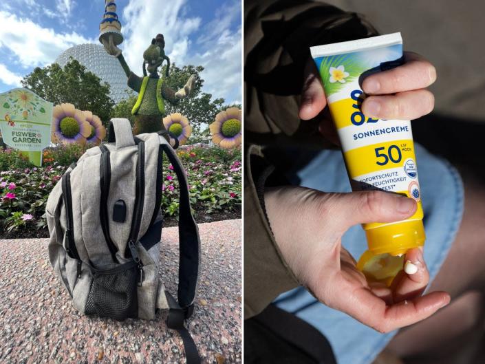 Greg Antonelle always brings sunscreen on a trip to Disney.