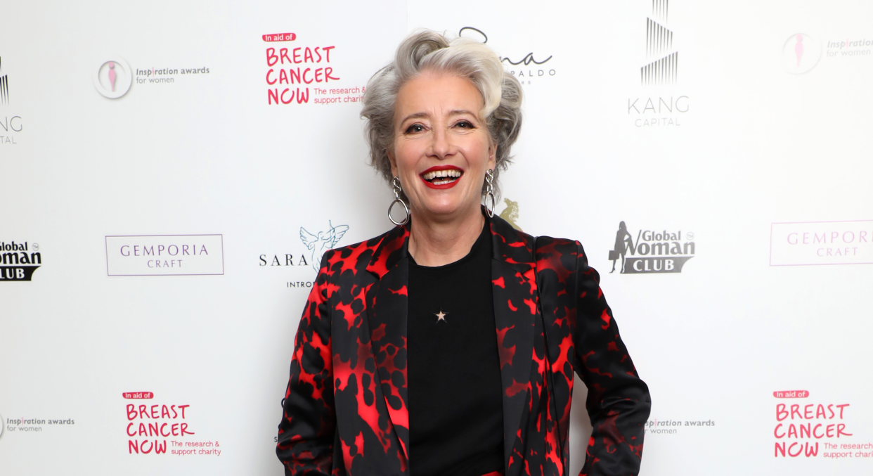 Dame Emma Thompson attends the Inspiration Awards For Women 2023at The Landmark Hotel, on January 20, 2023 in London, England