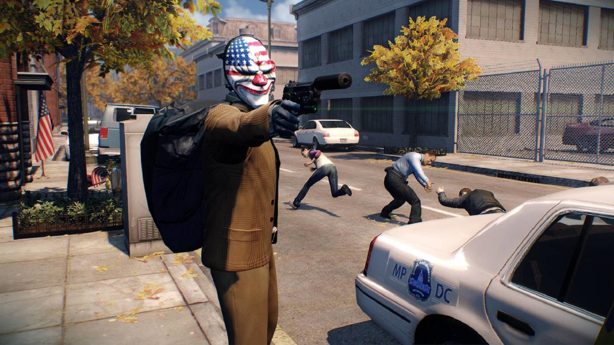  A screenshot from PayDay 2 