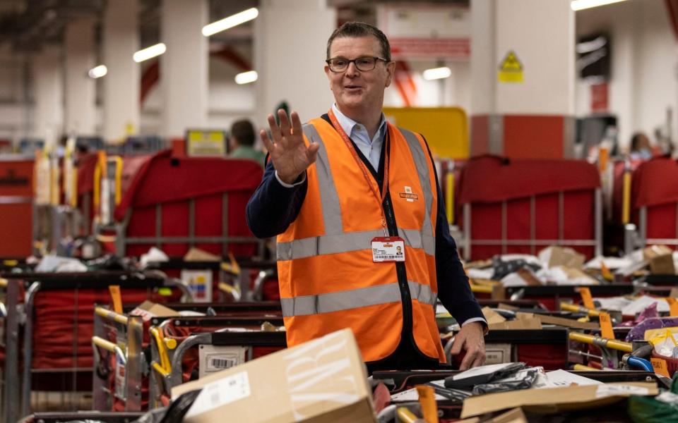 UK Chief Executive of Royal Mail Simon Thompson - Jeff Gilbert