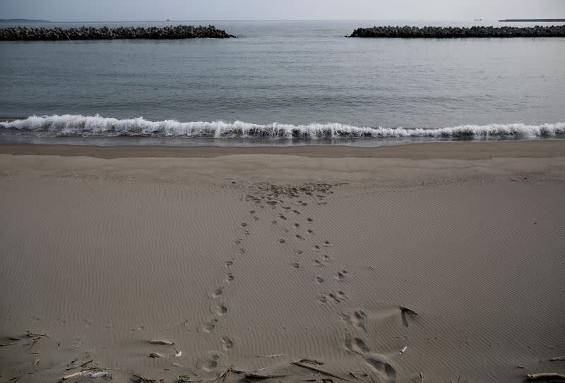 The Wider Image: Japan's tsunami survivors call lost loves on the phone of the wind