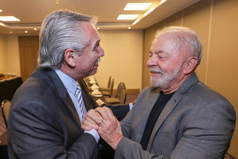 Alberto Fernández y Lula