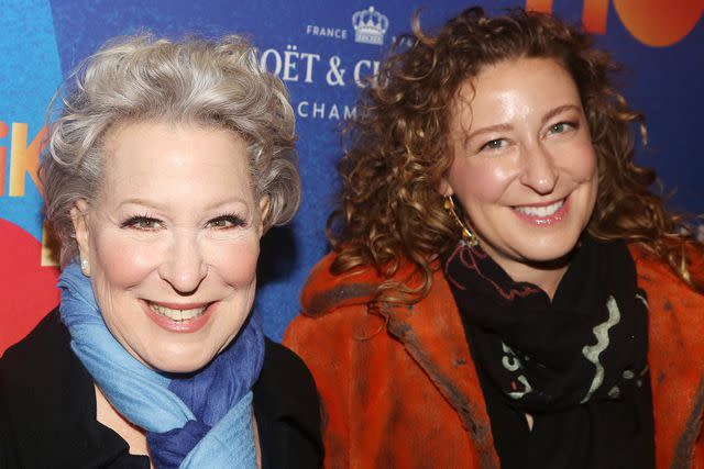 <p>Bruce Glikas/WireImage</p> (Left to right:) Bette Midler and Sophie von Haselberg in 2022