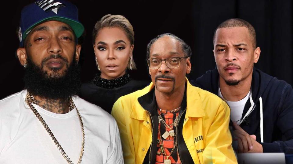 <p>Nipsey Hussle‘s death has shaken the hip-hop community to its core and tributes are continuing to pour in from star’s closest friends. It’s been nearly three days since his senseless slaying and prominent A-listers are still reeling his untimely death. Stars like Ashanti, T.I., Ice Cube and Future took time to gather their thoughts before sharing […]</p> <p>The post <a rel="nofollow noopener" href="https://theblast.com/nipsey-hussle-celebrity-reactions-tributes/" target="_blank" data-ylk="slk:Nipsey Hussle Tributes Continue to Pour in from Celebrity Friends Following Death;elm:context_link;itc:0;sec:content-canvas" class="link ">Nipsey Hussle Tributes Continue to Pour in from Celebrity Friends Following Death</a> appeared first on <a rel="nofollow noopener" href="https://theblast.com" target="_blank" data-ylk="slk:The Blast;elm:context_link;itc:0;sec:content-canvas" class="link ">The Blast</a>.</p>