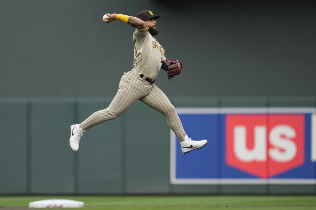 MINNEAPOLIS, MN - MAY 11: San Diego Padres Infielder Rougned Odor