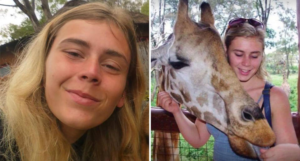 Elly Warren shown in photos before her death in Tofo, Africa, in 2016 as family hunts for answers.