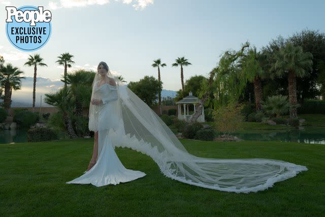 <p>Dennis Roy Coronel Photography</p> Nicky Lopez and Sydney Lamberty's wedding at a private estate in Rancho Mirage, California, on Nov. 17