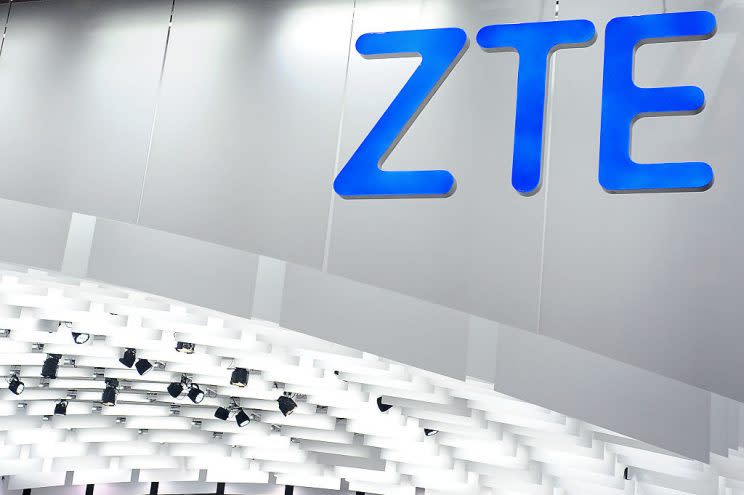 Il logo di ZTE (GETTY)