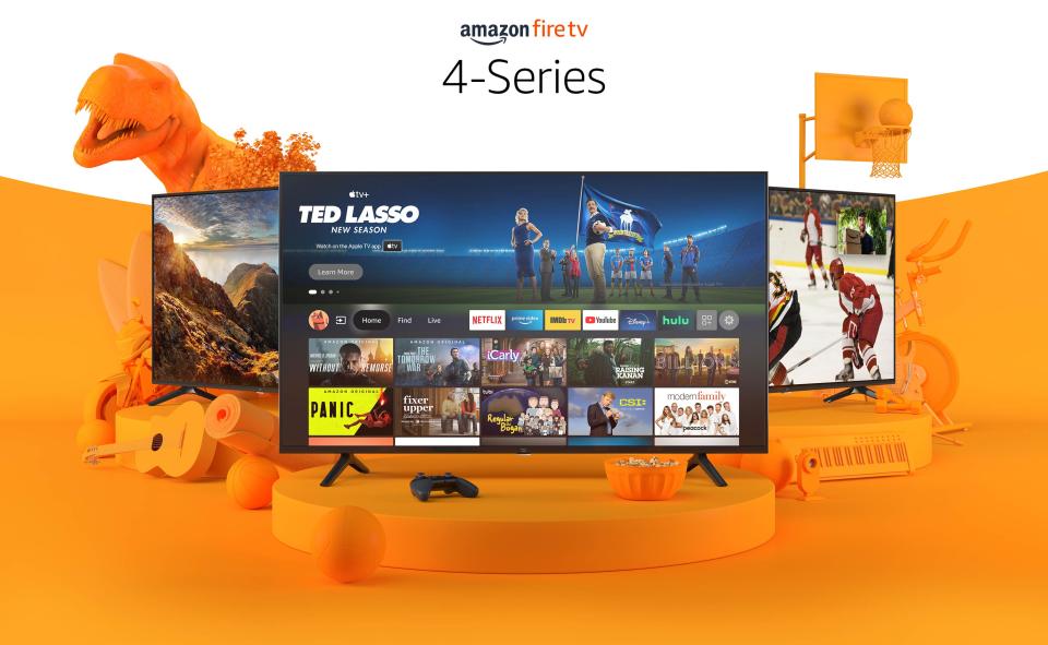 Amazon Fire TV 4-Series televisions will be available in October 2021. - Credit: Amazon