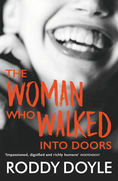 Portada de la edición en inglés de _La mujer que se daba con las puertas_, de Roddy Doyle.