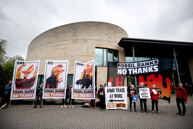 RBS anti-fossil fuel protest