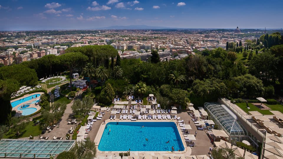 There are spectacular views of the Eternal City at La Pergola. - Courtesy La Pergola