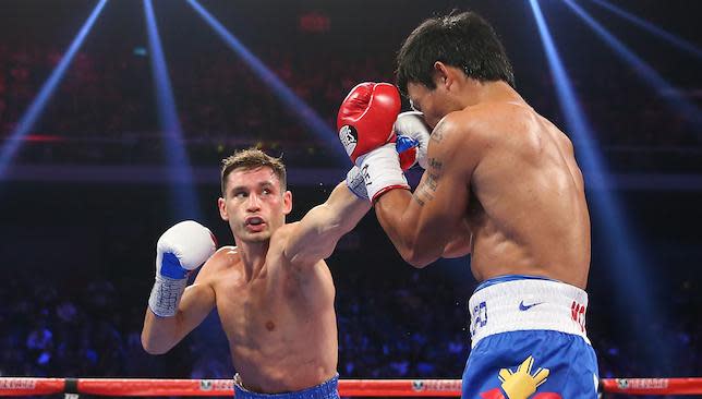 Experienced: Algieri fought Pacquiao.