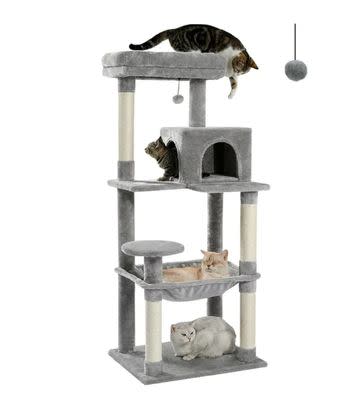 A 56-inch Pawz Road cat tree for larger cats ($67 off list price)