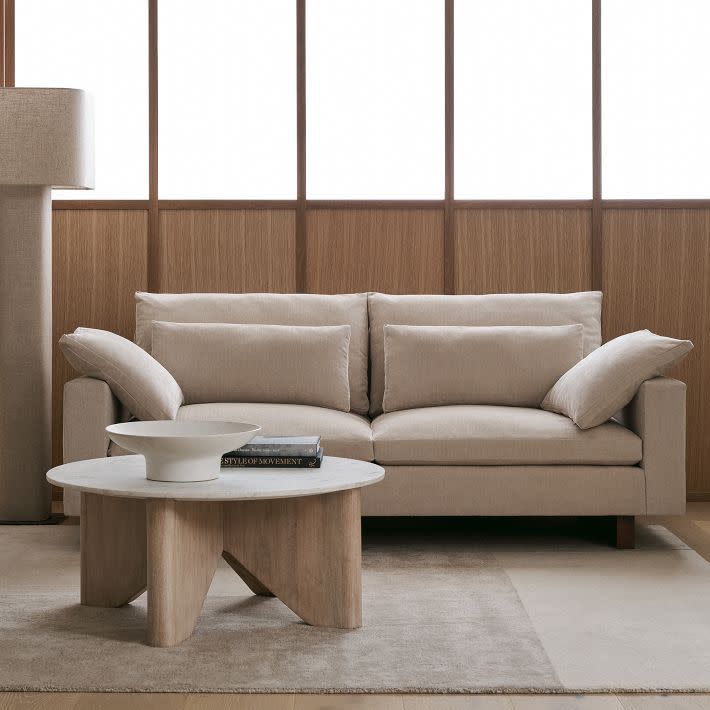 <p><a href="https://go.redirectingat.com?id=74968X1596630&url=https%3A%2F%2Fwww.westelm.com%2Fproducts%2Fharmony-sofa-h2479%2F&sref=https%3A%2F%2Fwww.housebeautiful.com%2Fshopping%2Ffurniture%2Fg61209312%2Fbest-cloud-couch-dupes%2F" rel="nofollow noopener" target="_blank" data-ylk="slk:Shop Now;elm:context_link;itc:0;sec:content-canvas" class="link ">Shop Now</a></p><p>Harmony Sofa</p><p>West Elm</p><p>$2399.00</p>