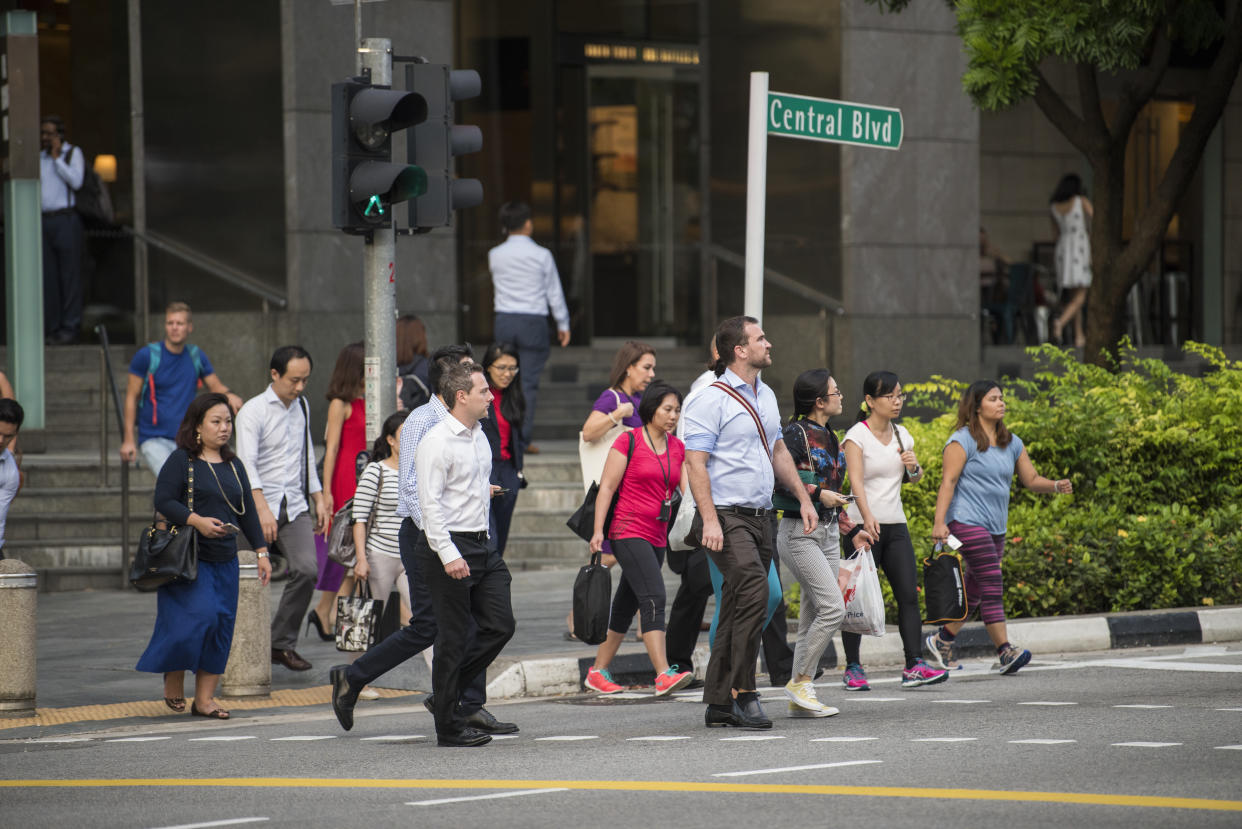 The number of expatriate white-collar workers in Singapore fell to the lowest in more than a decade. (PHOTO: Getty Creative)