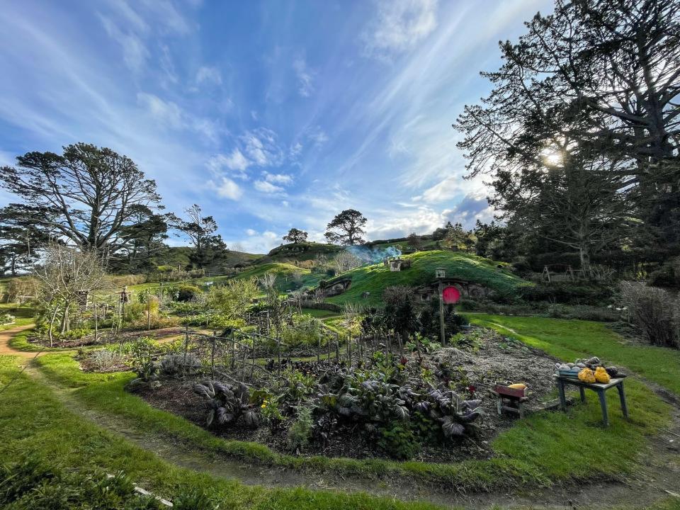 Hobbiton on the North Island of New Zealand.