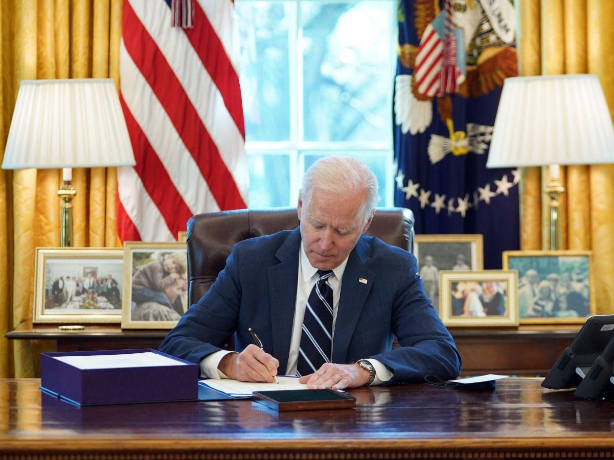 Biden signs American Rescue Plan