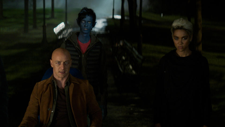 James McAvoy, Kodi Smit McPhee and Alexandria Shipp return to the superhero fold in 'X-Men: Dark Phoenix'. (Credit: Fox)