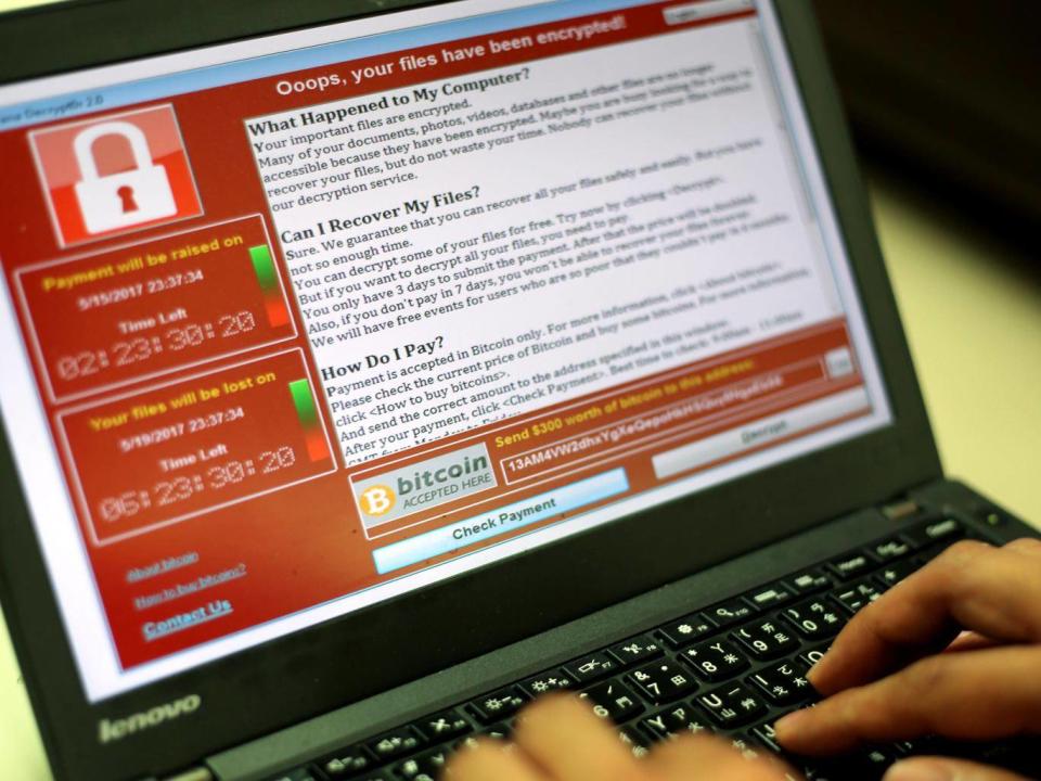 WannaCry crippled the NHS as it spread across the globe in May (EPA)