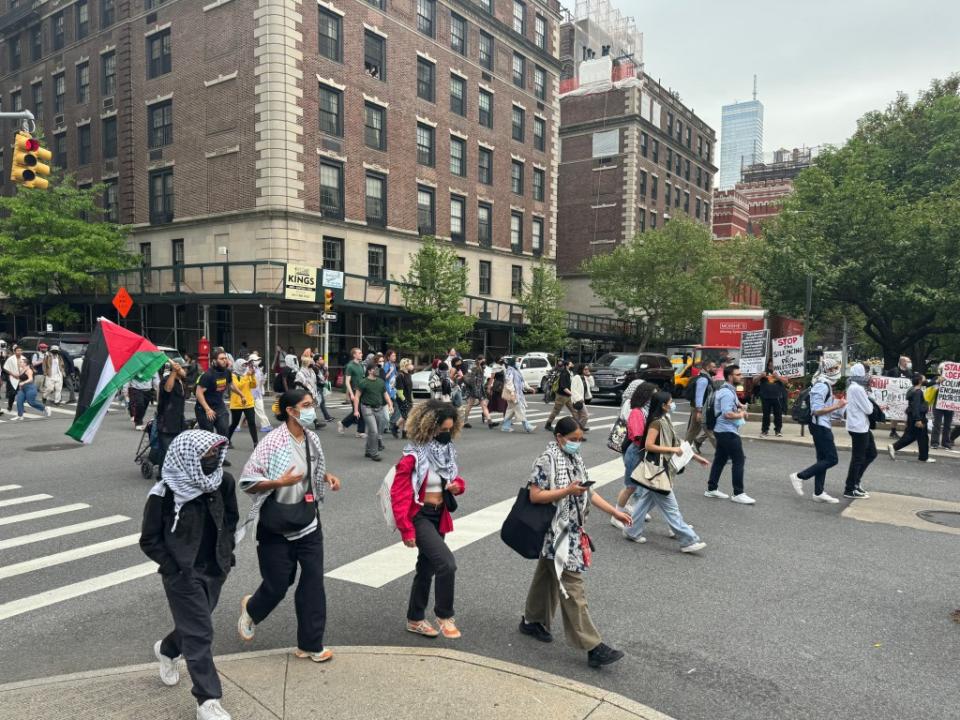 The march started as part of a “Day of Rage” from the group Within Our Lifetime. Jack Morphet/NY Post