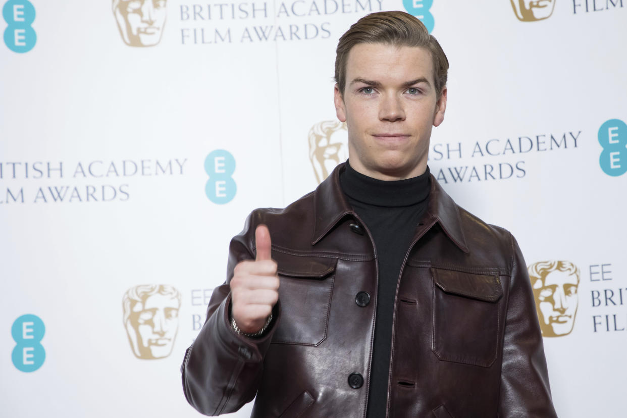 Actor Will Poulter poses for photographers following the BAFTA Film Awards nominations announcement in London, Wednesday, Jan. 9, 2019. (Photo by Vianney Le Caer/Invision/AP)