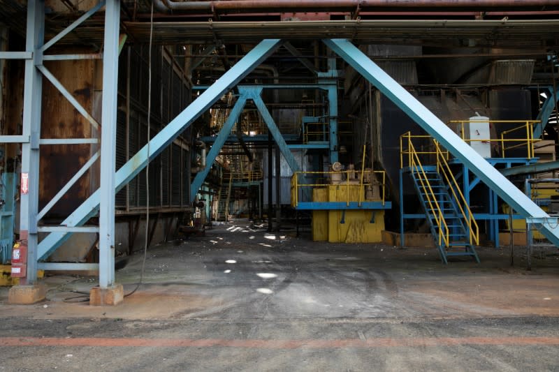 A view of the Costa Sur power plant after an earthquake in Guayanilla