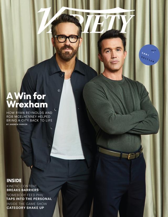 ‘welcome To Wrexham Ryan Reynolds And Rob Mcelhenney On Getting Vulnerable Rejuvenating A 
