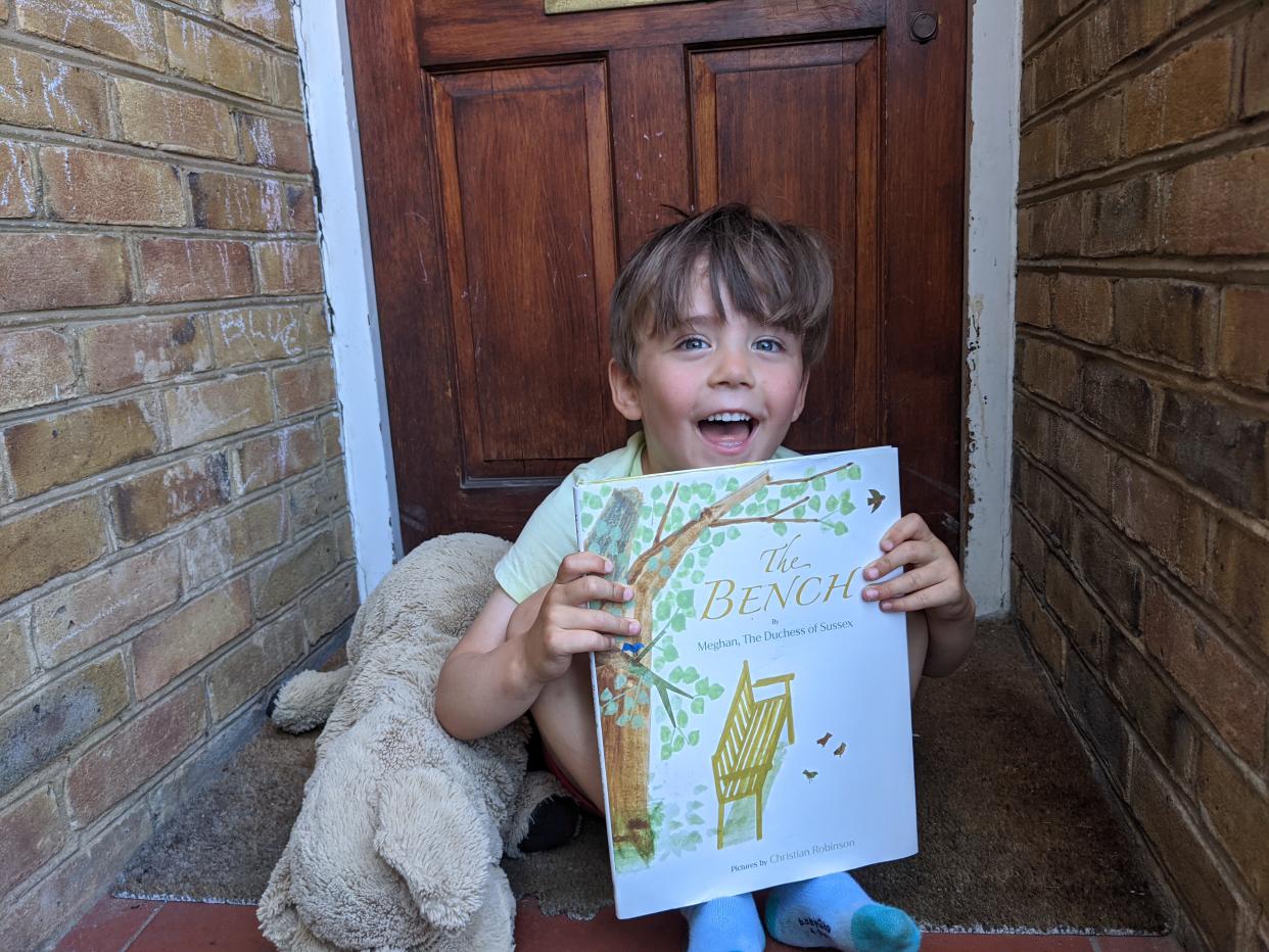 Arthur enjoyed reading the book. (Rebecca Taylor/Yahoo Style UK)