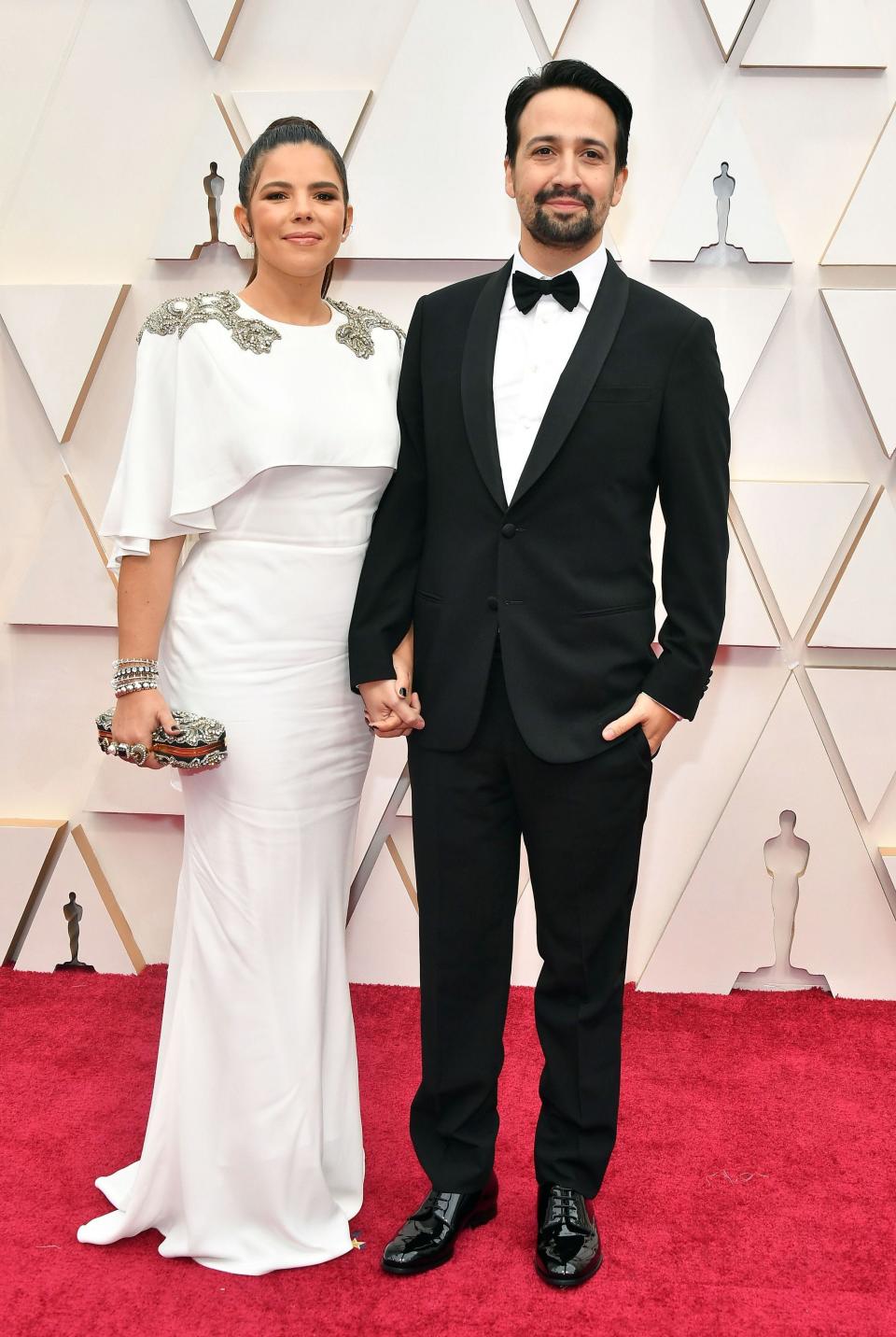 oscars 2020 Lin-Manuel Miranda Vanessa Nadal red carpet