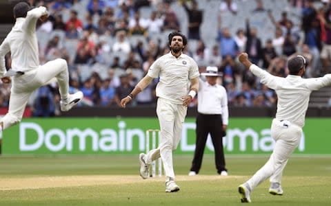 India captured Australia's last two wickets after a rain-delayed start to day five of the third Test on Sunday to complete an emphatic 137-run win and take a 2-1 series lead into the Sydney finale.