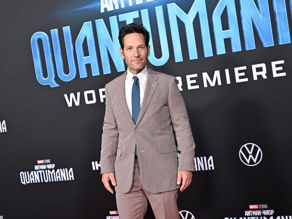 Paul Rudd attends Marvel Studios' “Ant-Man and The Wasp: Quantumania" at Regency Village Theatre on February 06, 2023 in Los Angeles, California.