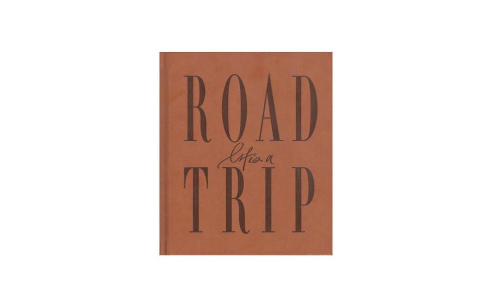 'Life Is a Road Trip' Leather Journal