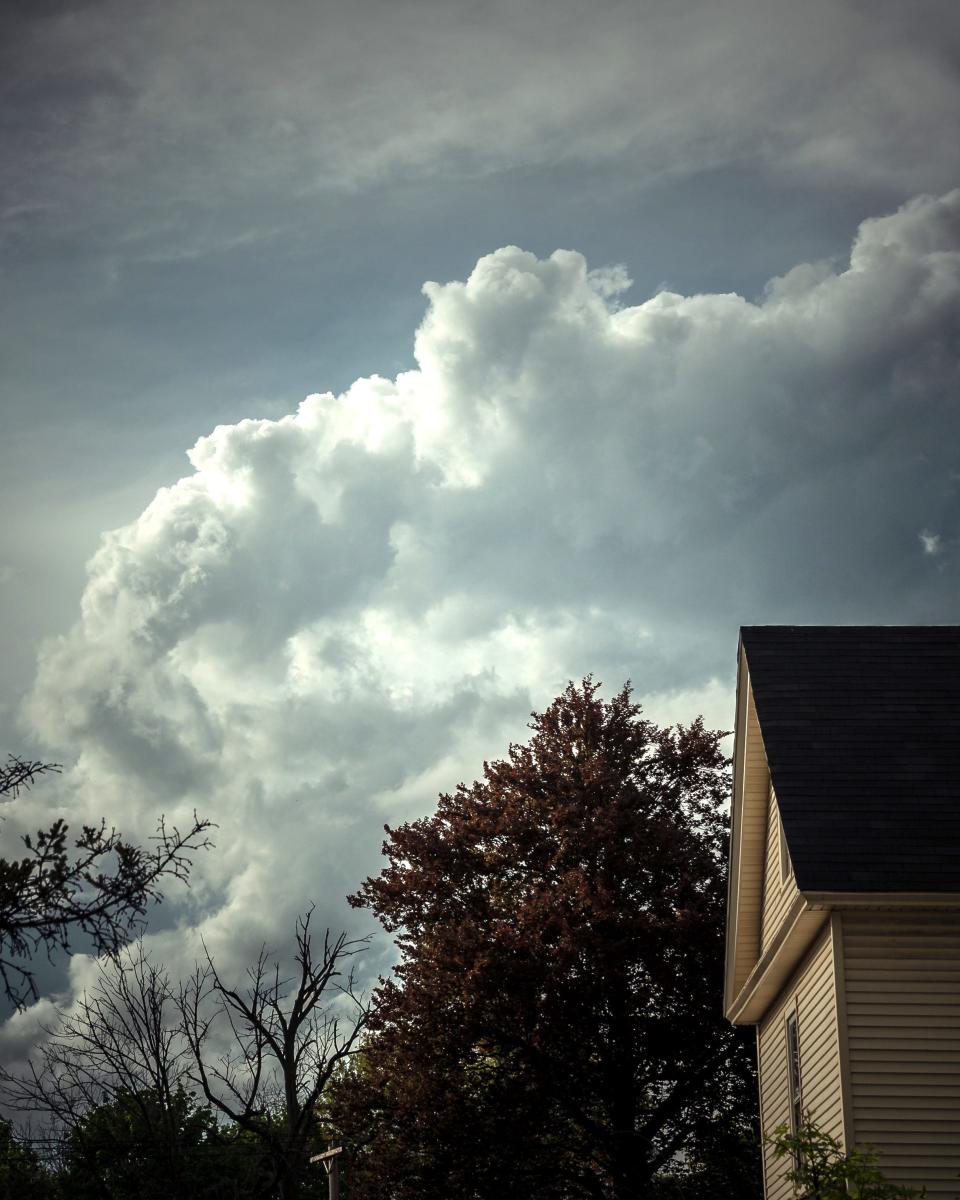 Gray skies and clouds hang above Herkimer County on Sunday, May 14, 2023. Central New York is among the cloudiest regions of the country that receive among the least amount of sunlight.