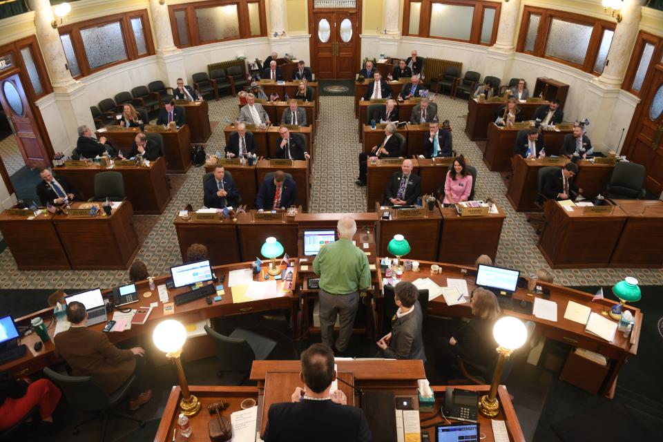 The South Dakota Senate on Tuesday, Jan. 9, 2024 at the South Dakota State Capitol in Pierre.