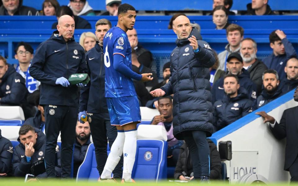 Levi Colwill was forced off against Nottingham Forest (Getty Images)