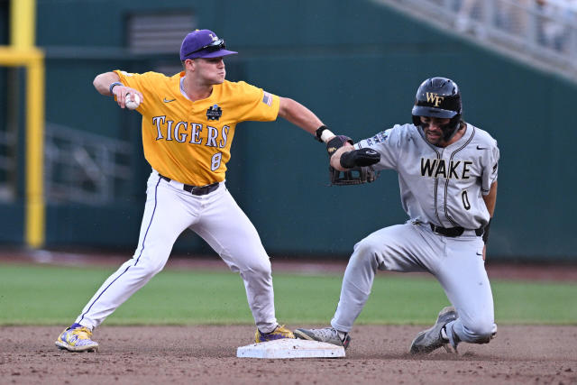 2023 Champions LSU Baseball Jersey Paul Skenes Dylan Crews Gavin