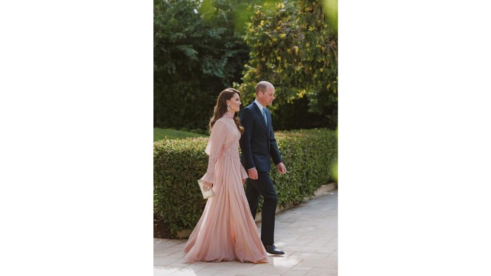 Kate Middleton wearing Elie Saab dress Jordan Royal wedding 2023