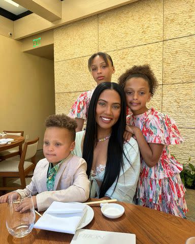 <p>Stephen Curry/Instagram</p> Ayesha Curry and her kids