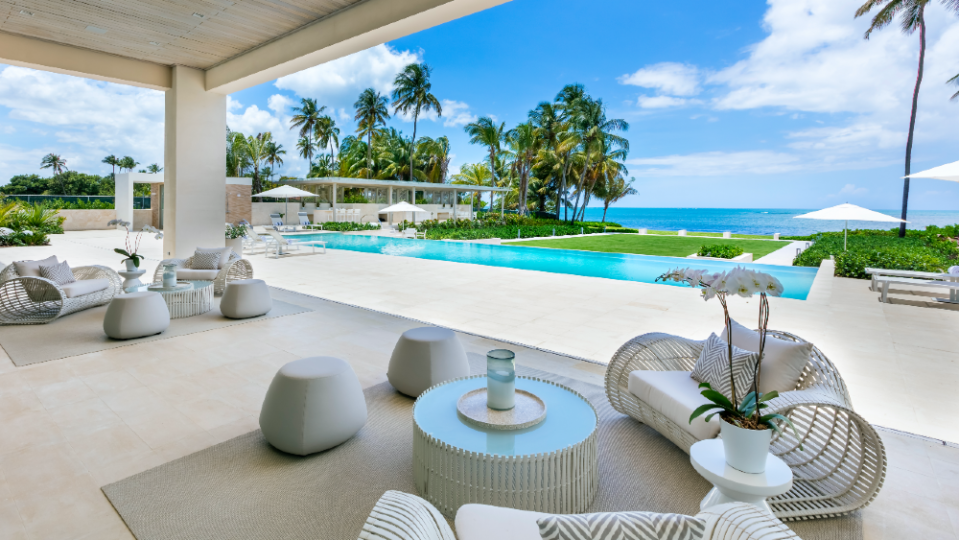 The outdoor living space. - Credit: Courtesy St. Regis Bahia Beach Resort